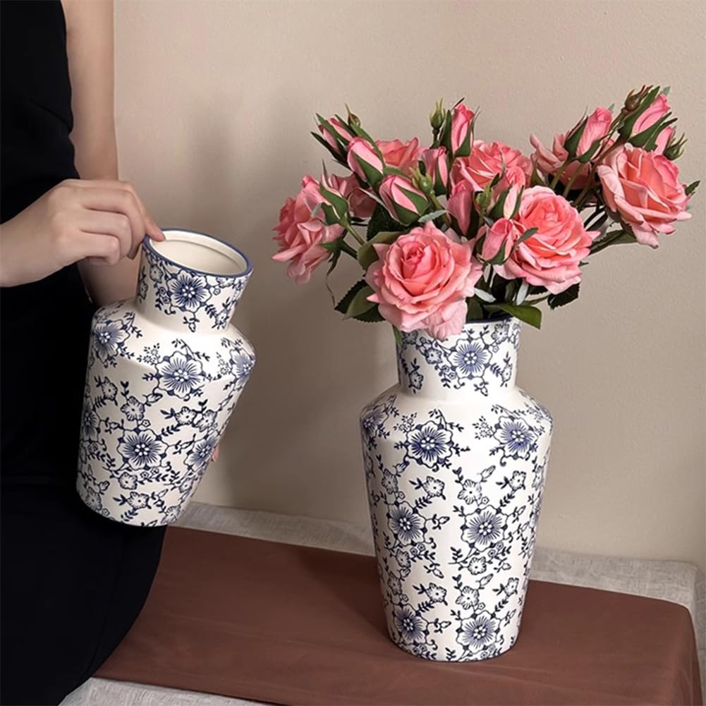 Vase de décoration maison moderne en céramique style chinois, cadeau de mariage idéal