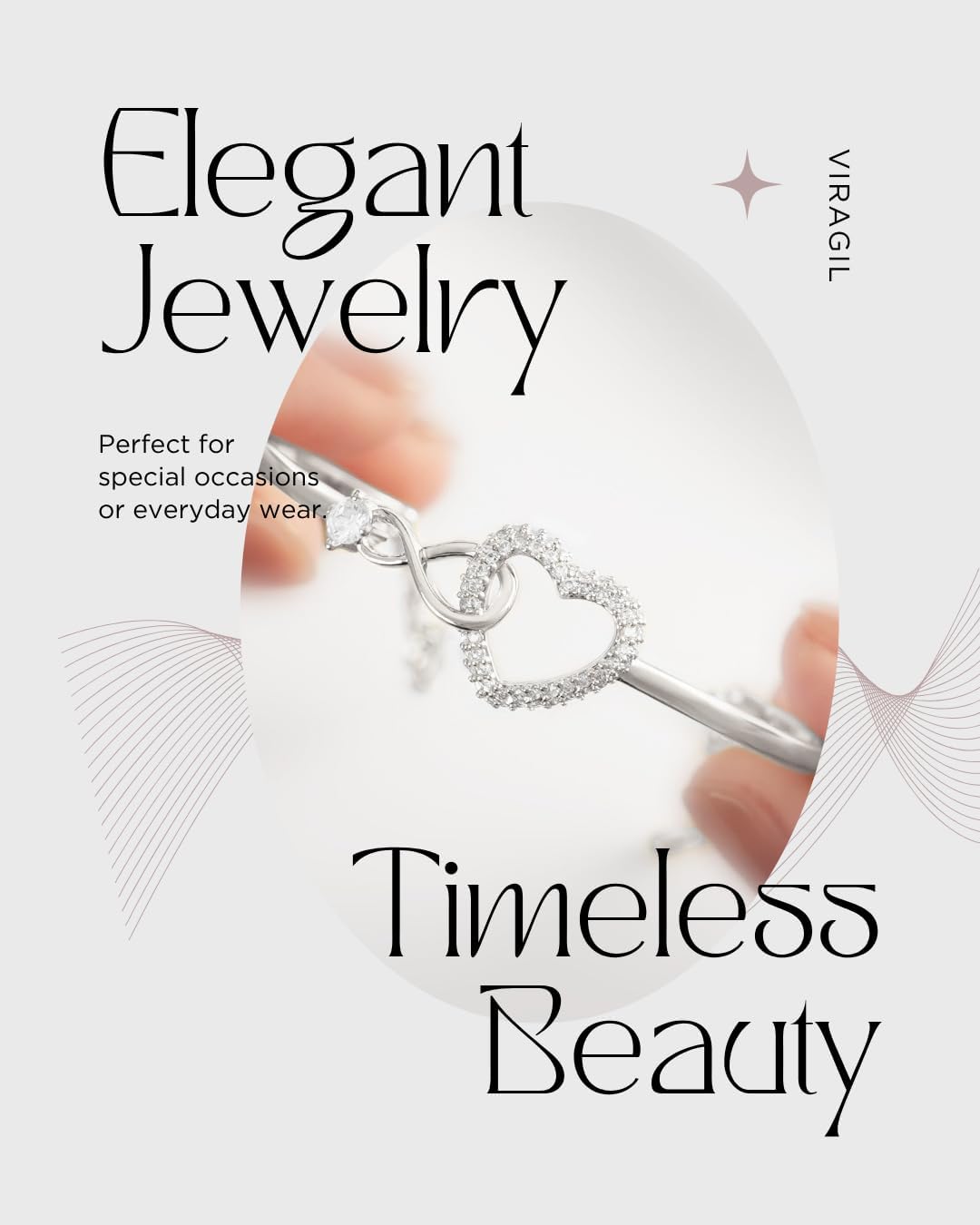 VIRAGIL Unique Granddaughter Infinity Heart Bracelet, Thoughtful Gift from Grandma Grandpa, Perfect for Holidays, Birthdays, Milestones, or Special Family Gatherings - Image 6