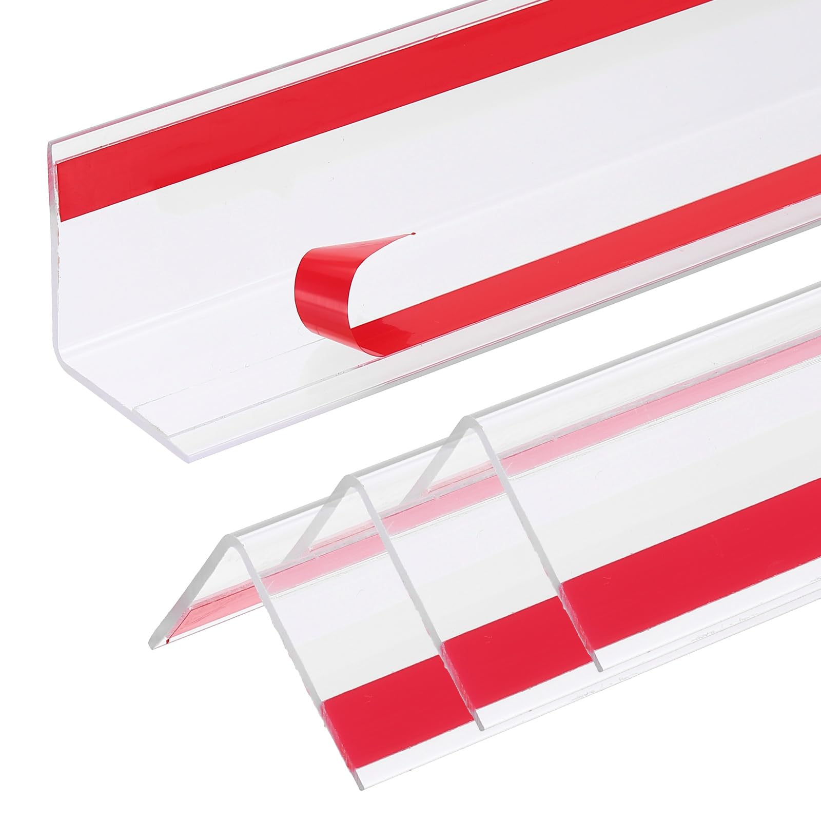 QUARKZMAN 4 Piezas Protector De Esquina para Pared Autoadhesivo Transparente para Puerta Pared Mesa Mueble Borde De Gabinete 31.5" x 1.54"