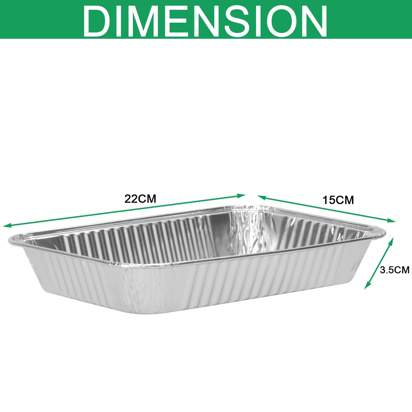 Lot de 20 barquettes en aluminium pour barbecue à gaz Ninja Woodfire OG850EU OG901EU OG701EU