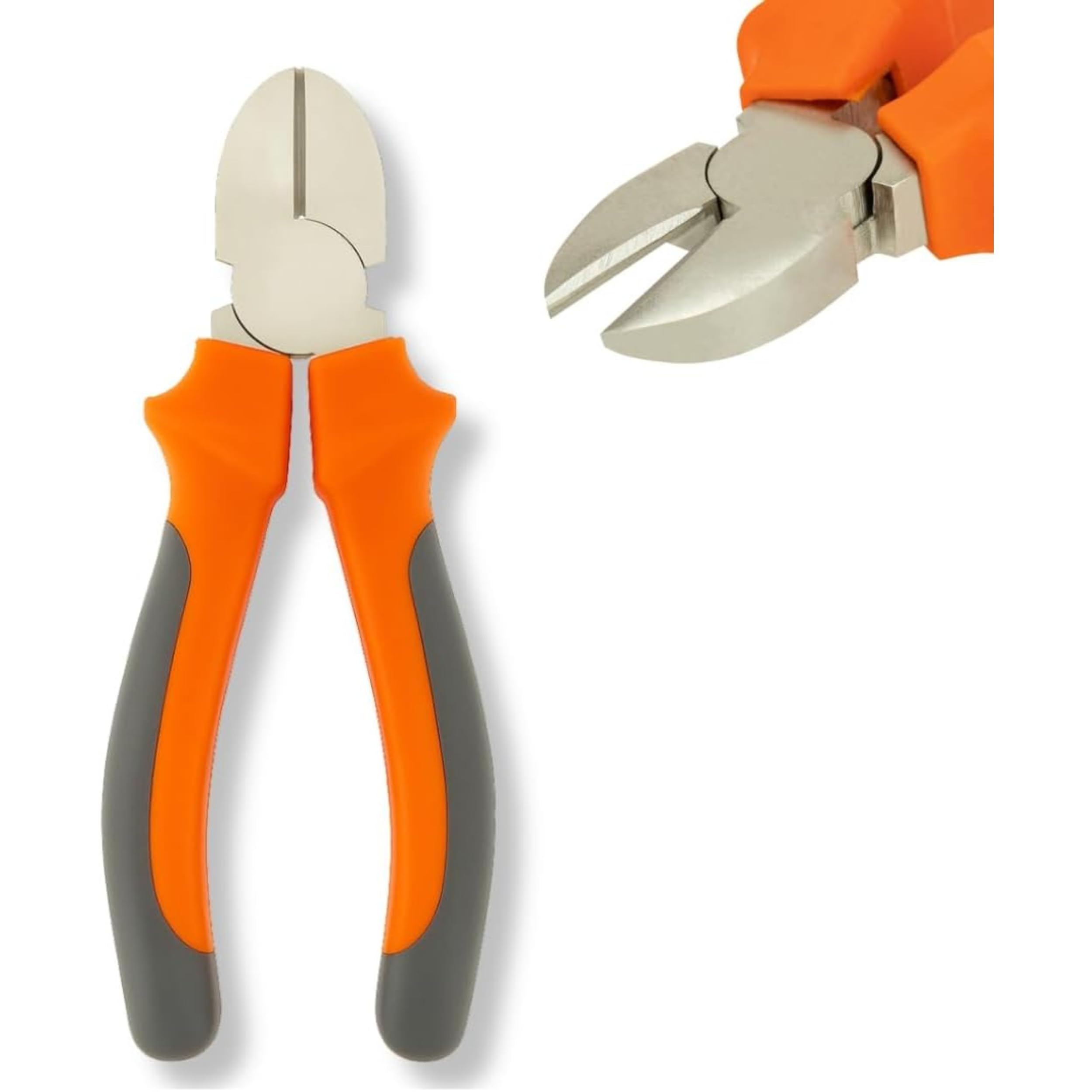 PARENCE.- Troncese laterali da 8'' (205 mm) - CrV cromo Acciaio Vanadio - Impugnature in gomma antiscivolo - Utensili domestici, elettricisti e riparazioni