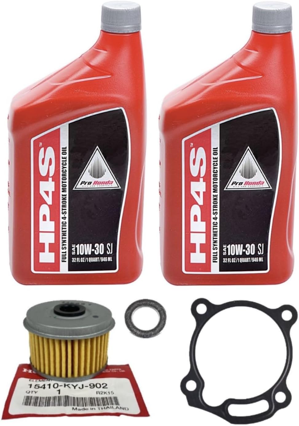OEM Full Synthetic Oil Change Kit Compatible with Honda CRF250L CRF300L CRF Rally 250 300 Oil Filter, Gasket, & Washer