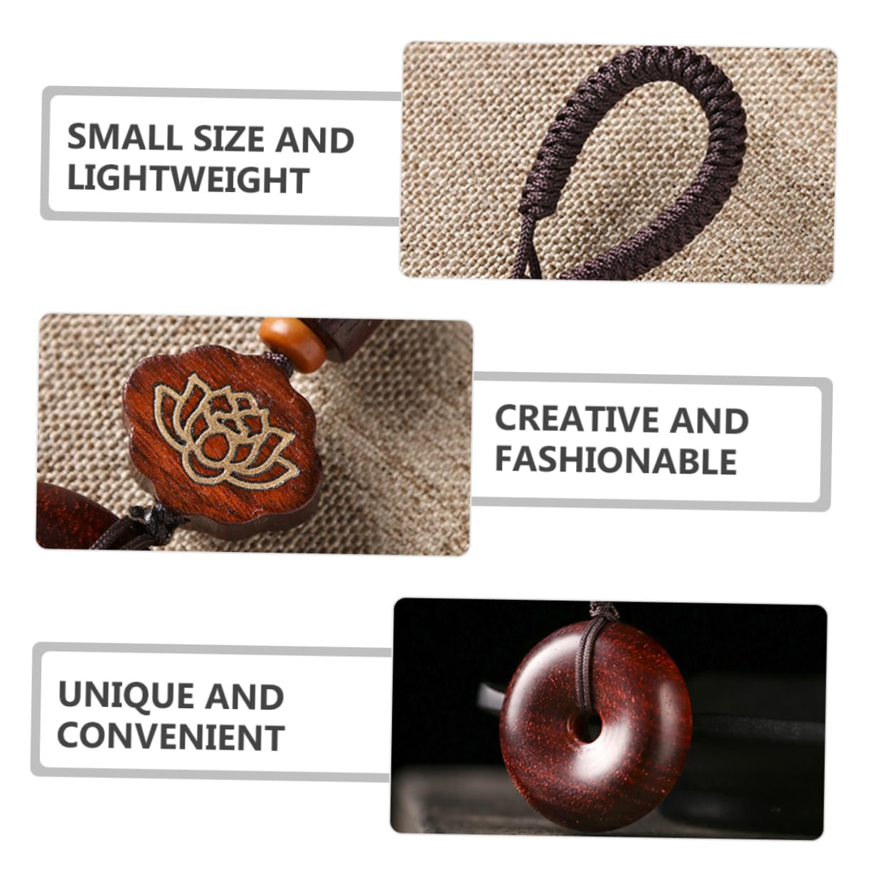 GALPADA 5stücke Vintage Holz Schlüsselanhänger Mit Pendant Handgefertigter Car Key Charm Für Auto Rucksack Und Geschenkideen