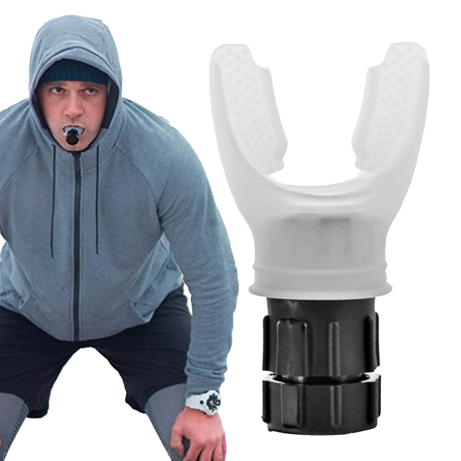 Sports Breathing Trainer | Deep Breathing Exerciser,Portable Lung Trainer Tool Adults Lung Booster with Adjustable Intensity Knob