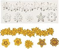 Vista 3 de Baroque Fondant Molds Flower Lace Silicone Molds Curlicues Scroll Relief Mold For Cake Decoration Cupcake Topper Candy Chocolate Cupcake Topper