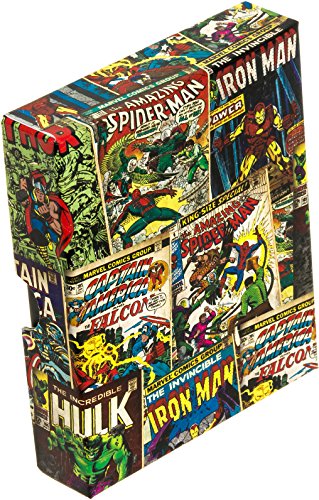Marvel Comics Men's Graphic Comic Book Wallet (Multi Character) #TOP4