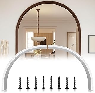 2 Pcs Rounded Doorway Arch Kit 19 7/10", 4 7/10" Wide DIY Interior Doorway