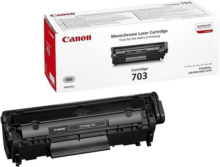 Canon 703 Bk original Toner Schwarz für ISensys Laserdrucker