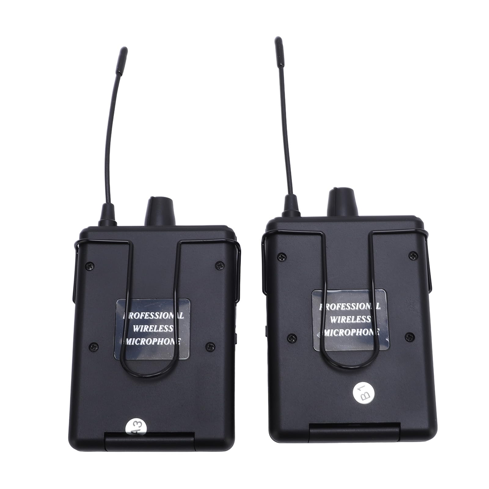 Kabelloser Beltpack-Empfänger mit Einstellbarer Frequenz für Band-Bühnenstudio, Professionelles Ohrüberwachungssystem für Live-Auftritte, 2 Sender für Musiker
