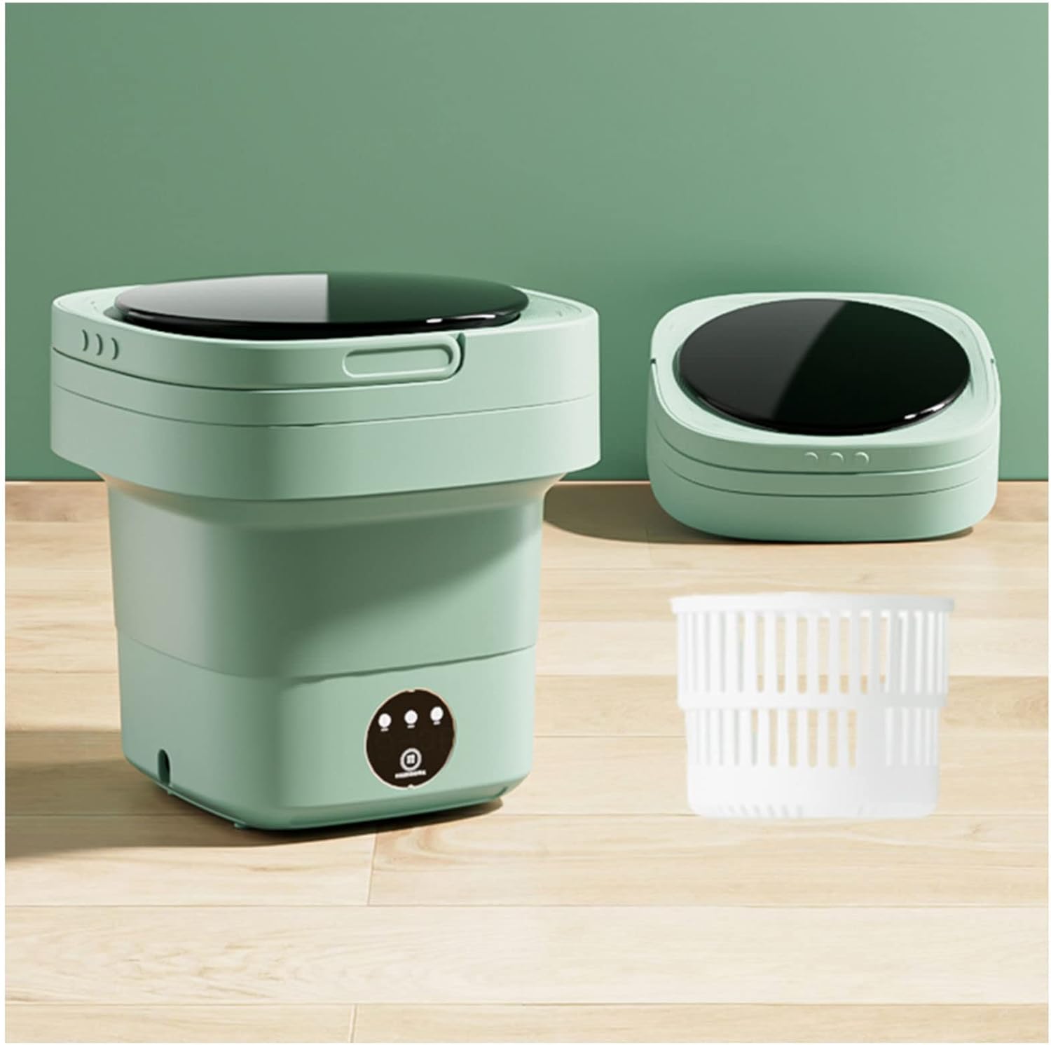 Mini Folding Washing Machine With Drainage Basket Mini