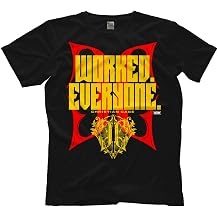 Pro Wrestling Tees Christian Cage - Worked Everyone Red and Yellow - Officially Licensed AEW T-Shirt