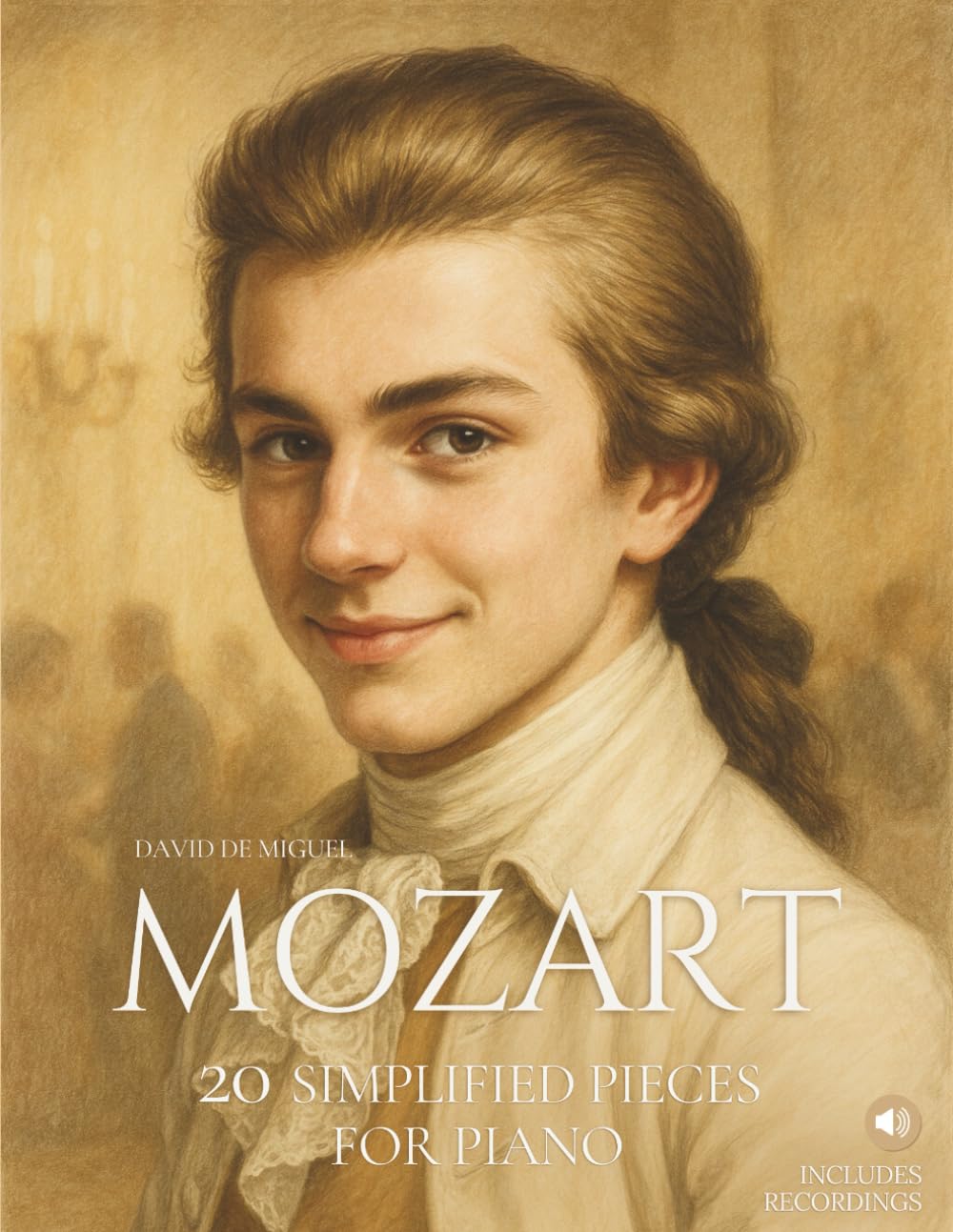 Mozart: 20 Simplified Pieces for Piano: Easy and expressive arrangements, beautifully illustrated, with historical context and reference audio. (Great Composers Simplified for Piano)