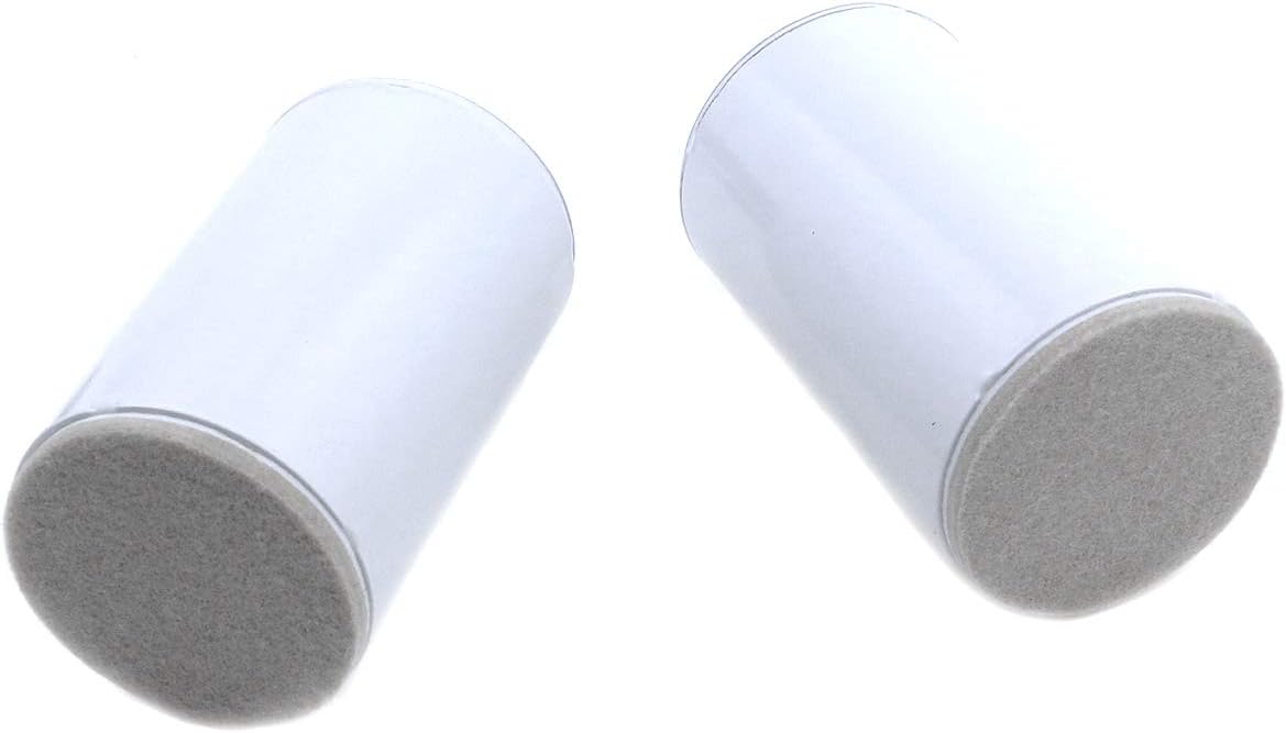 4" Self Adhesive Bed and Furniture Risers,Steel Bed Riser to Heavy Furniture or Beds Self-Adhesive Chair Table Risers,Round White
