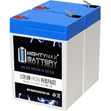 Mighty Max Battery 6V 4.5AH Lithium Replacement Battery Compatible with Dual-Lite LTUGW - 2 Pack