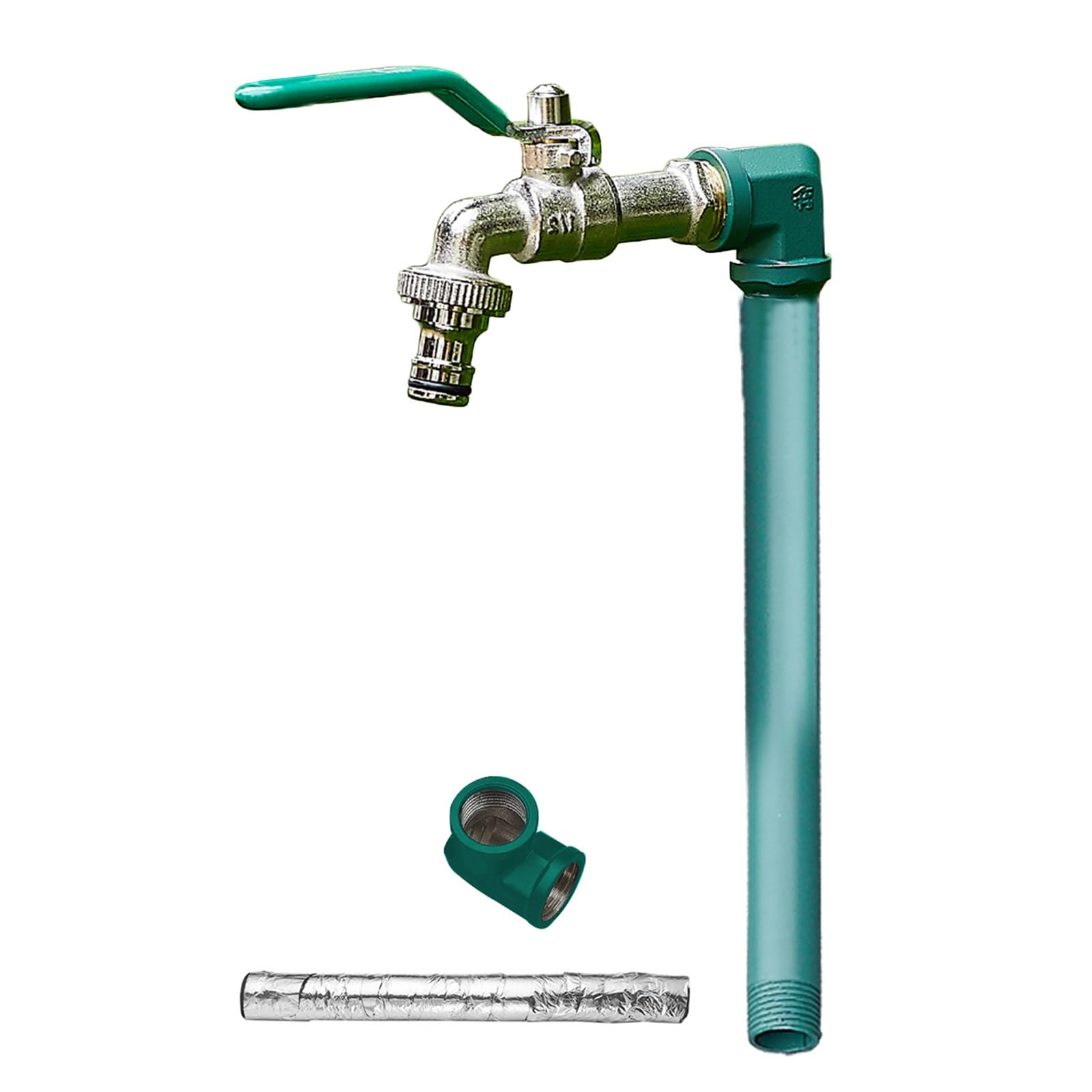 ZYCHSJXA Portable Garden Water Column - 80cm Stainless Steel 304 Faucet for Outdoor Irrigation & Sprinkling (Green) Stylish Design All Conditions