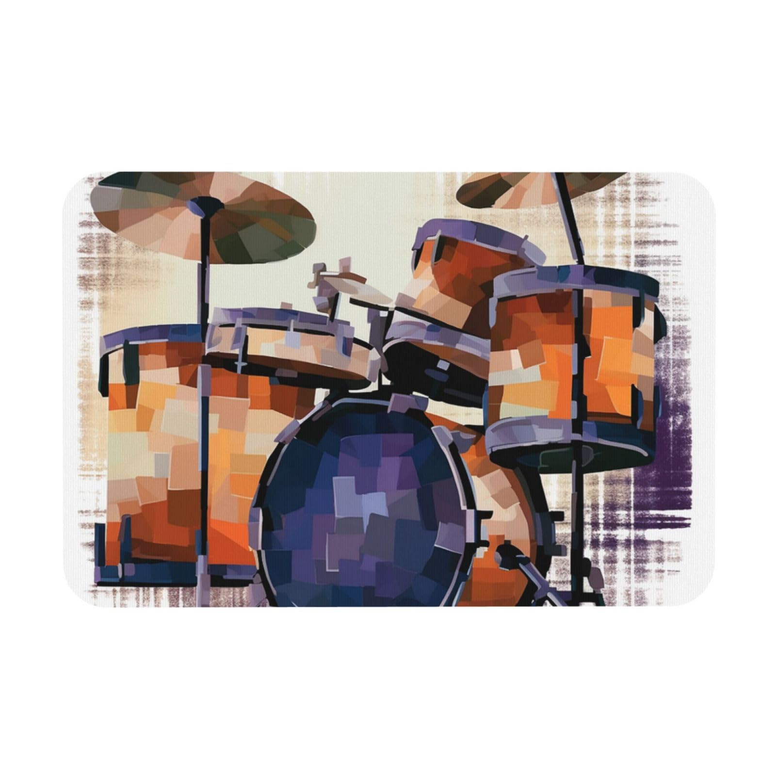 Tapis de bain en pierre super absorbant et antidérapant motif jazz 60x40 cm