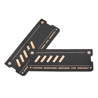 M.2 Heatsink SSD Cooler for M.2 Laptop DDR5 DDR4 Memory SSD Cooling, M2 SSD Cooler Memory Cooling Heatsink Graphene Copper Heat Sink