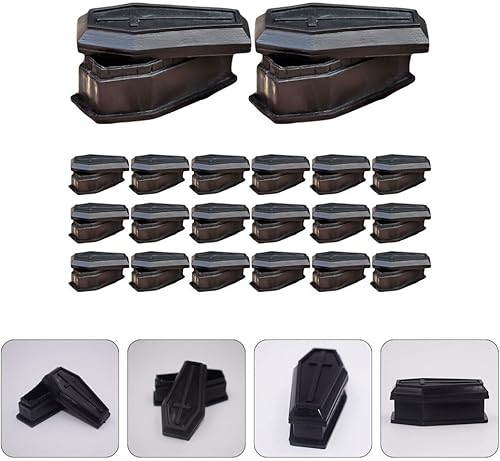 Miniatura 8 de 24 cajas de ataúd modelo de ataúd con tapa, ataúd de Halloween ataúd de Halloween, accesorios de Halloween, bandeja pequeña, decoración de fantasma,