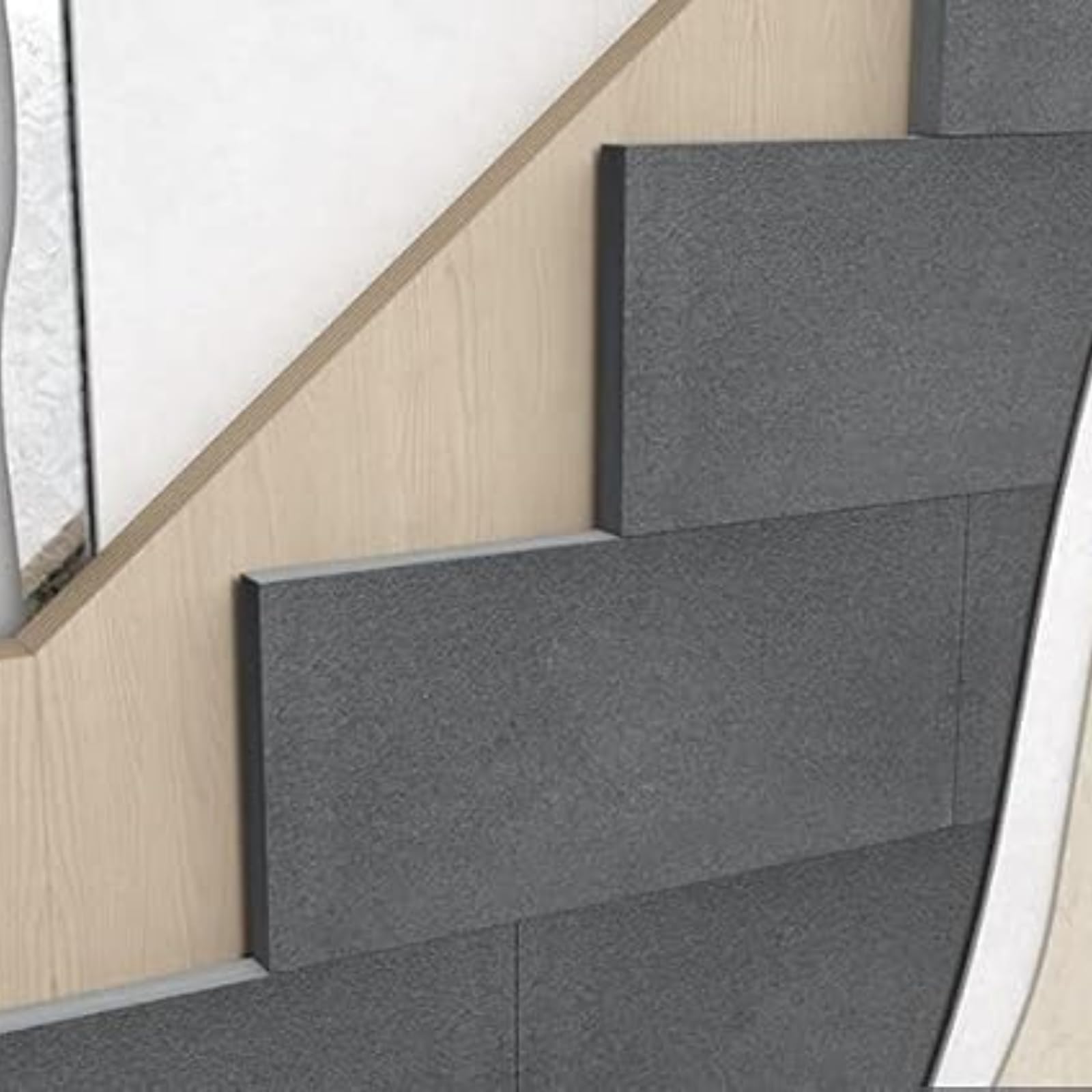 Pannelli Isolanti Polistirolo con Grafite 20 kg/mq, 100x50 cm spessore 10 cm, per Cappotto Termico, Rivestimento, Isolamento Pareti Interne ed Esterne, Tetto e Coperture (50)