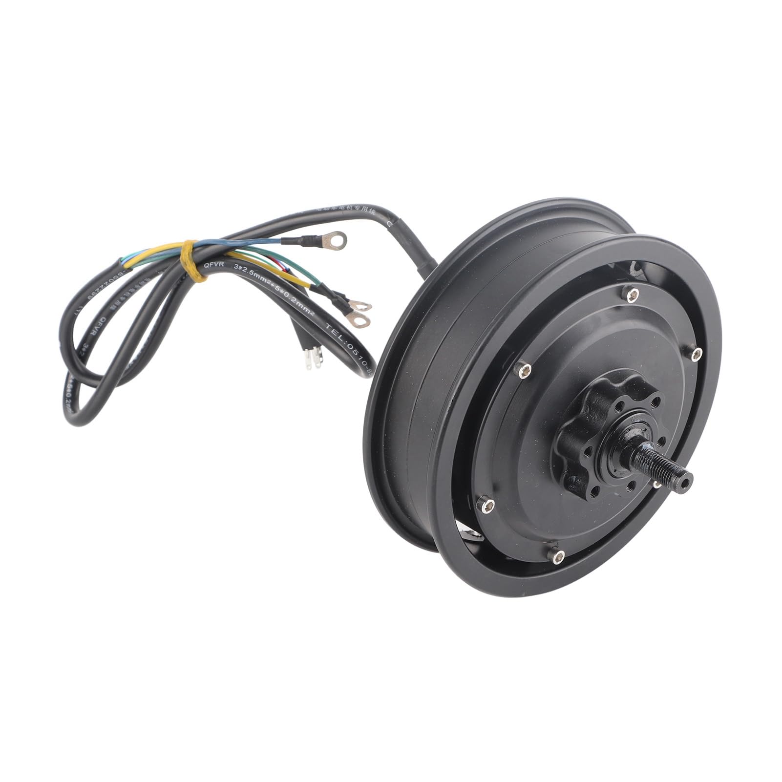 Ausla Moteur de Moyeu de Scooter électrique, Alliage d'aluminium, Puissance 1200 W, Vitesse 1250 Tr/min pour les Utilisateurs de Vélos et Scooters électriques
