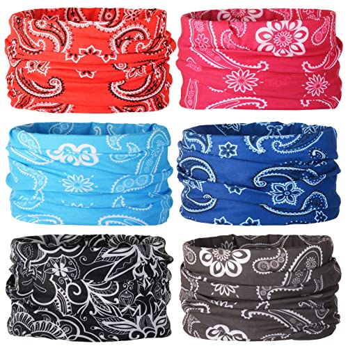Image of Neck Gaiter for Men Women Headwear Bandana Head Wrap Face Scarf Mask Cover Warmer Balaclava-Seamless & Versatile