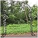 YHRJ Archi Giardino in Ferro Rose Garden Arch Metal Arbor Pergola Arbor Trellis Arco di Nozze per Arrampicata Plants Garden Garden Garden Lawn Backyard Patio Garden Arches,Nero,340cm/134 inch