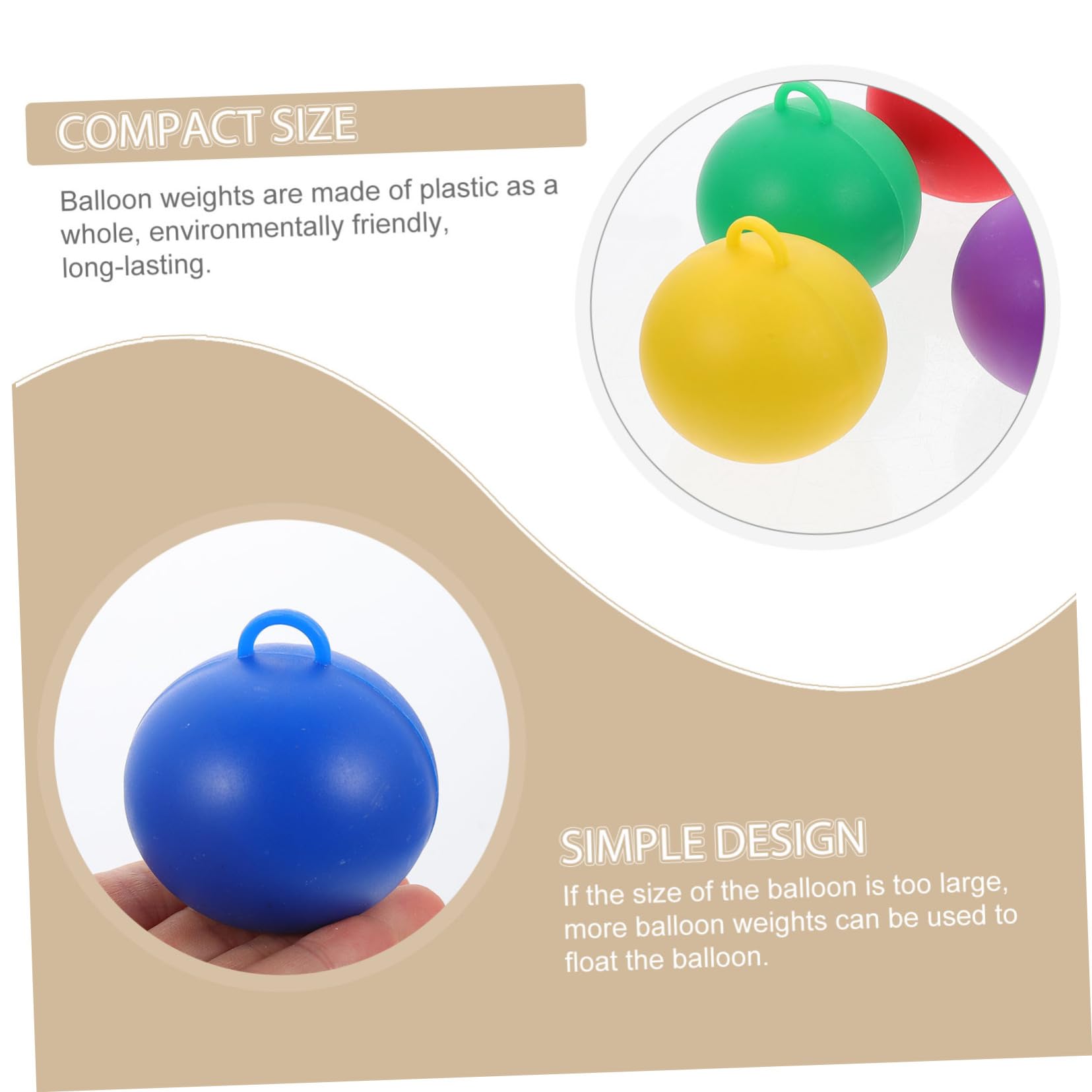 jojofuny 10 Piezas Bloque De Peso De Globo Pesas Para Globos Pequeños Pesas De Bola De Globo Soporte Para Globos De Mesa Globo Pesado Pesas De Helio El Plastico Pequeño Globo Niño Colgante