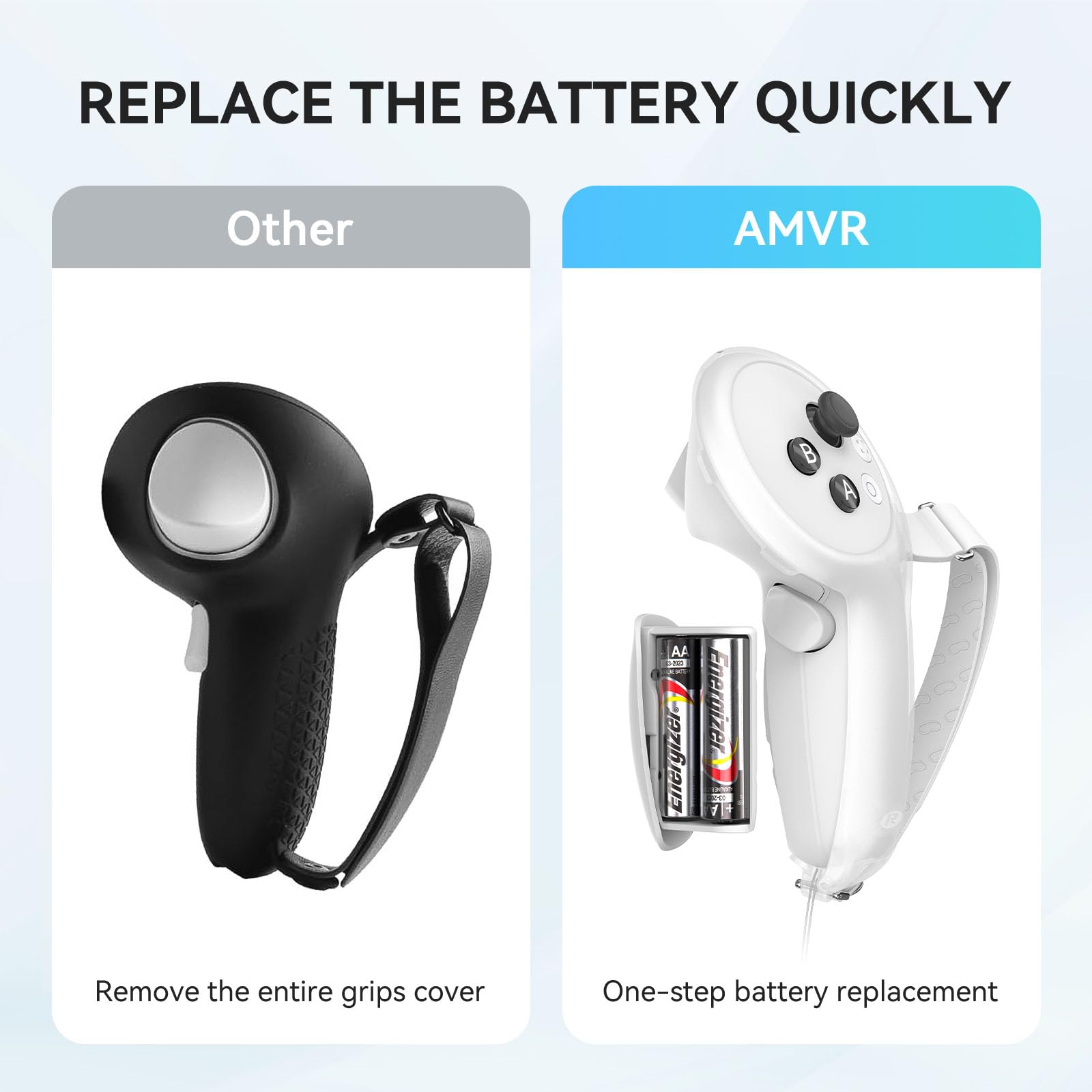 SHEAWA Adjustable Handle Grip Cover Controller Cover with Hand Strap for Pico 4 Ultra Handle Accessories