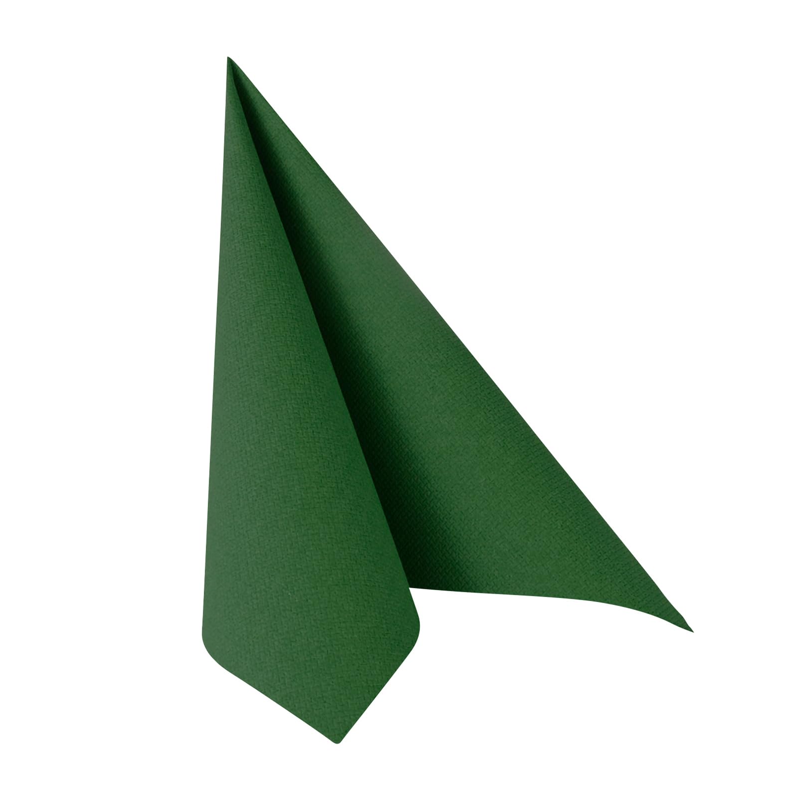 PAPSTAR 1 Karton = 5x50 Servietten ROYAL Collection 1/4-Falz 40 cm x 40 cm dunkelgrün 11606