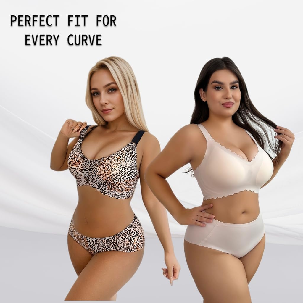 Seamless Bra for Women | Wireless Comfort Support Bras | Sport Everyday T-Shirt Bra | No Underwire Soft Bralette - Image 5