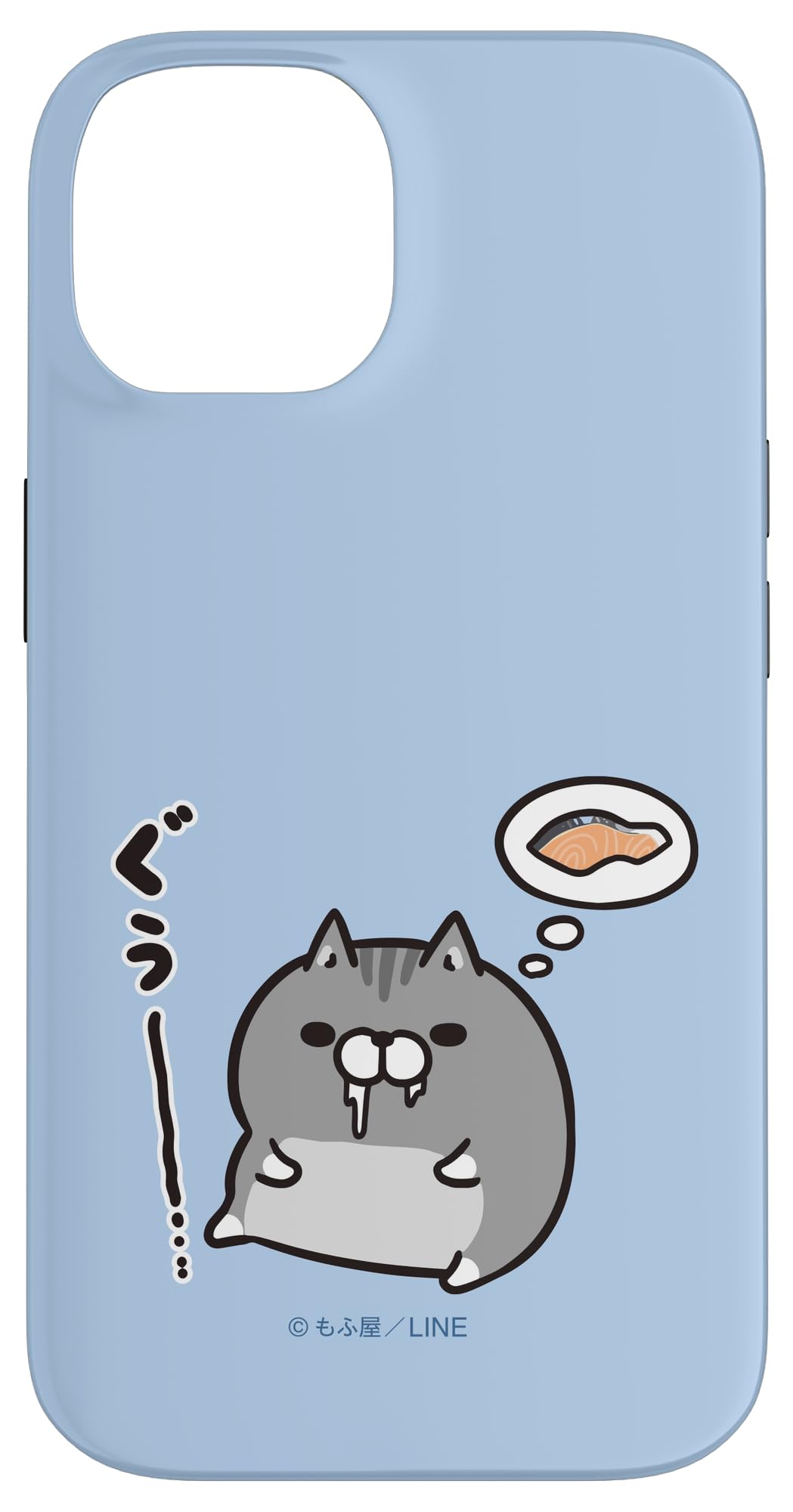 ボンレス犬とボンレス猫 はらぺこ ボンレス猫 スマホケース iPhone 14 用