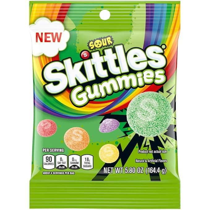 SKITTLES Gummies St Patricks Day Gummy Candy Bags, 12 Ct Fruity Candy, Bulk Candy