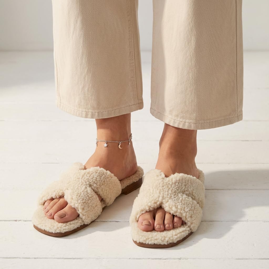 CUSHIONAIRE Women's Visa cozy slide sandal +Memory Foam, Wide Widths Available - Image 2