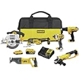 20V MAX Power Tool Combo Kit, 6-Tool Cordless Power Tool Set with Battery and Charger (DCK661D1M1)