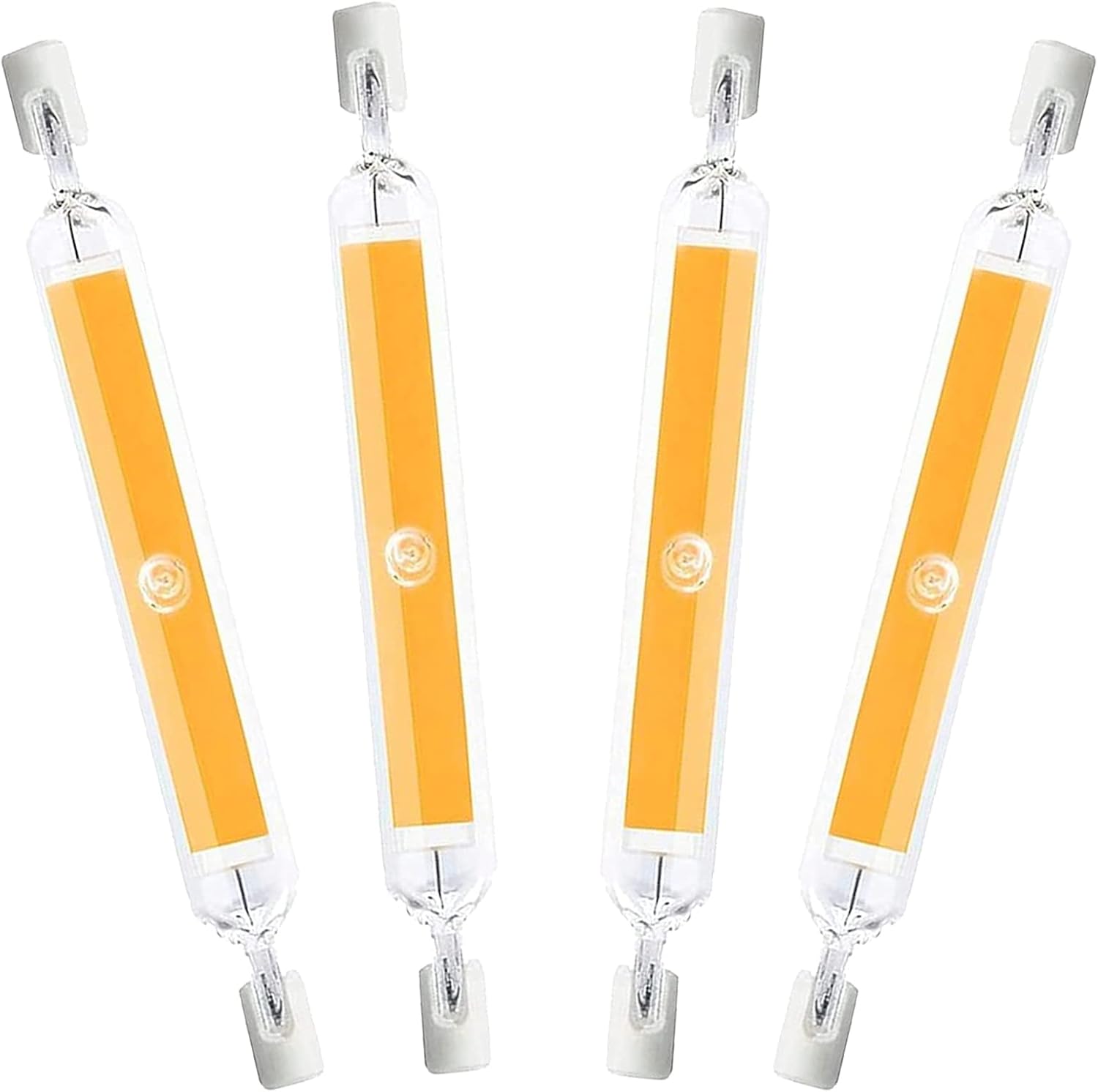 78mm R7S COB LED Bulbs, 10W Super Bright J Type Double Ended T3 LED Lights 100W Halogen Equivalent Bulbs R7S Base 110V 360° Beam Angle Work Light Floodlight Floor Lamps
