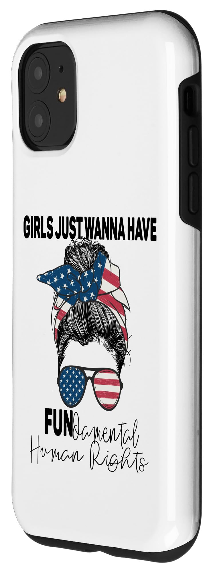 Girls Just Want to Have Fundamental Human Rights Feminist Case for iPhone 11 - Image 2