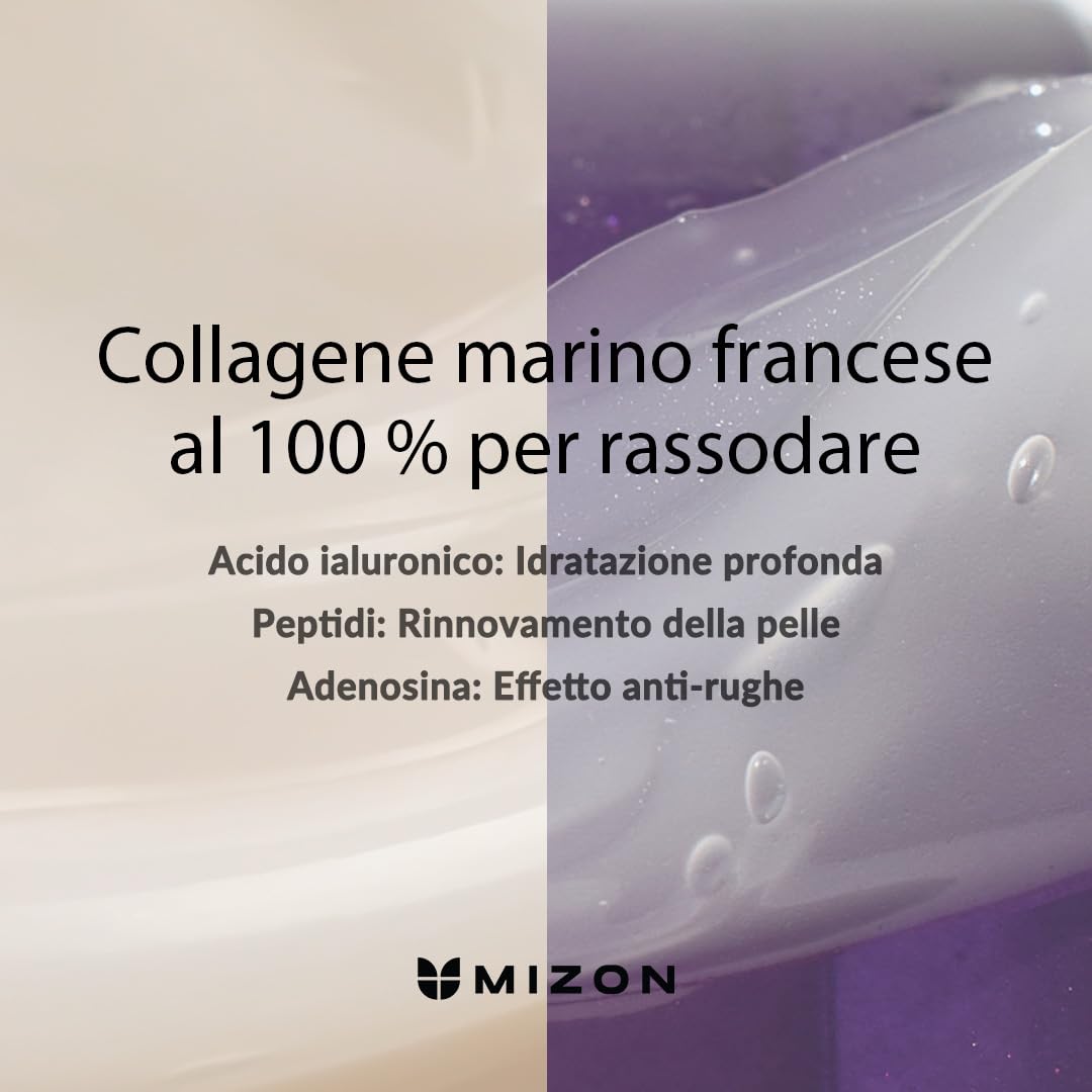 [Mizon] Crema Power Firming al collagene per il contorno occhi (25ml) Collagene marino, antirughe, Elastina Booster, Idratante, Acido Ialuronico (Collagen Power Firming Eye Cream)