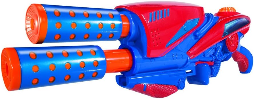Banzai Twin Barrel Blaster (Colors May Vary)