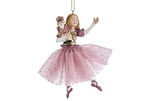 Kurt Adler Nutcracker Suite Nutcracker Clara Christmas Tree Ornament