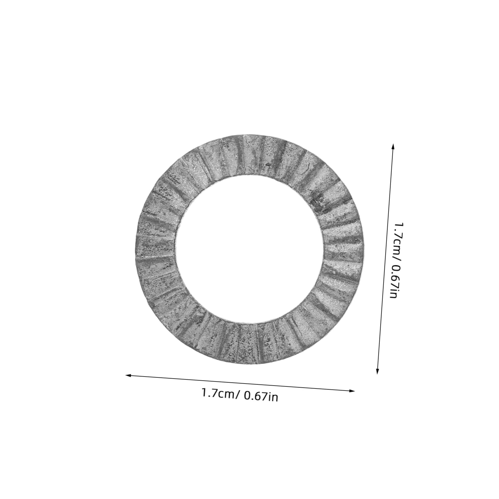 Veemoon 20pcs M10 Heavy Duty Wedge Locking Washers Anti-Vibration Secure Locking Washer Set for Industrial Home Use