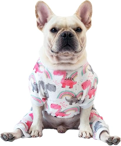 Miniatura 2 de CuteBone Ropa de invierno para perro, abrigo de terciopelo grueso, traje de cachorro, pijama suave, ropa para gatos MR01M