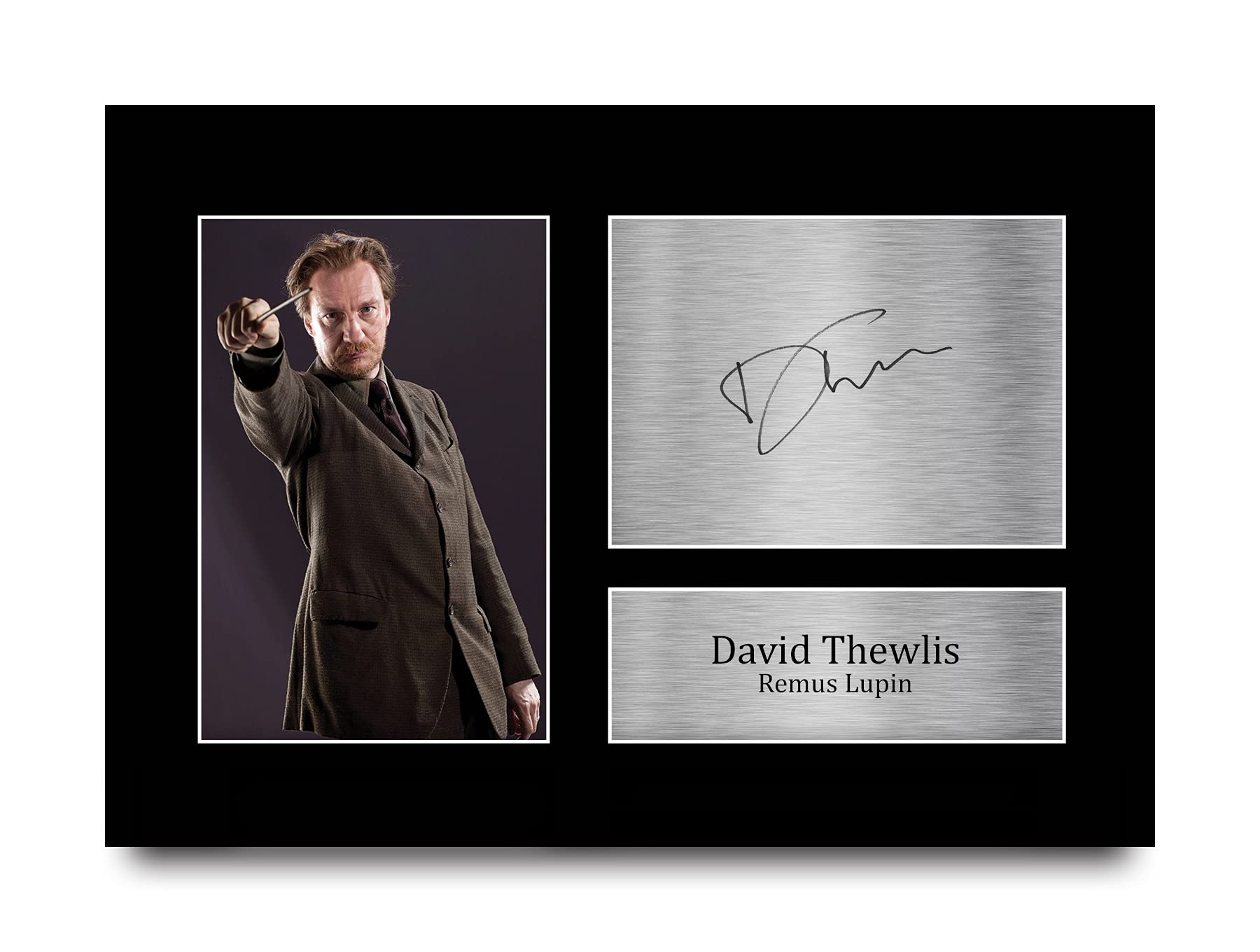 HWC Trading A4 David Thewlis Harry Potter Remus Lupin Gifts Printed Signed Autograph Picture for Movie Memorabilia Fans