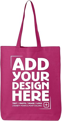 Miniatura 9 de shop4ever Diseño personalizado personalizado su propio bolso de compras reutilizable del totalizador del algodón de Eco 6 oz