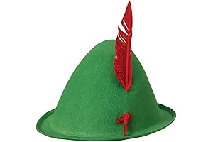 Forum Novelties One Size Men&#x27;s Alpine Hat with Feather
