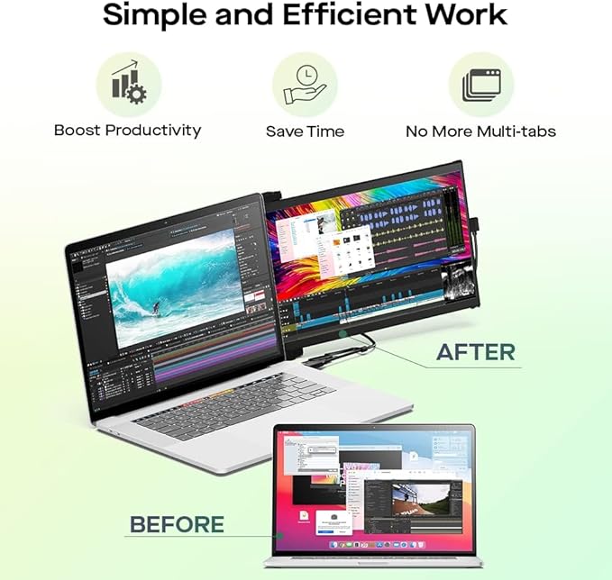 Monitor Extensor 14.1 FHD IPS miniatura 3