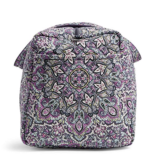 Vera Bradley Women's Signature Cotton Travel Duffel Bag, Bonbon Medallion, Large 22