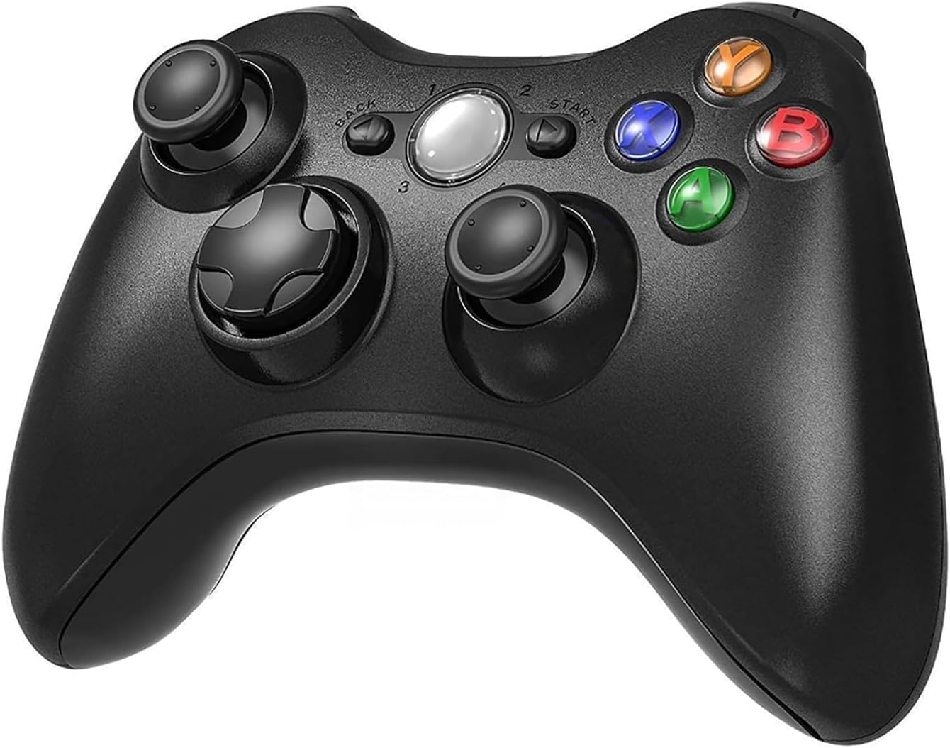 Etpark Wireless Controller for Xbox 360, Xbox 360 Joystick Wireless Game Controller for Xbox 360 & Slim Console and PC Windows XP/7/8/10(Black)