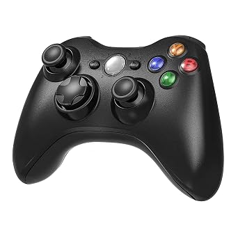 Etpark Wireless Controller for Xbox 360, Xbox 360 Joystick Wireless Game Controller for Xbox 360 & Slim Console and PC Windows XP/7/8/10Black