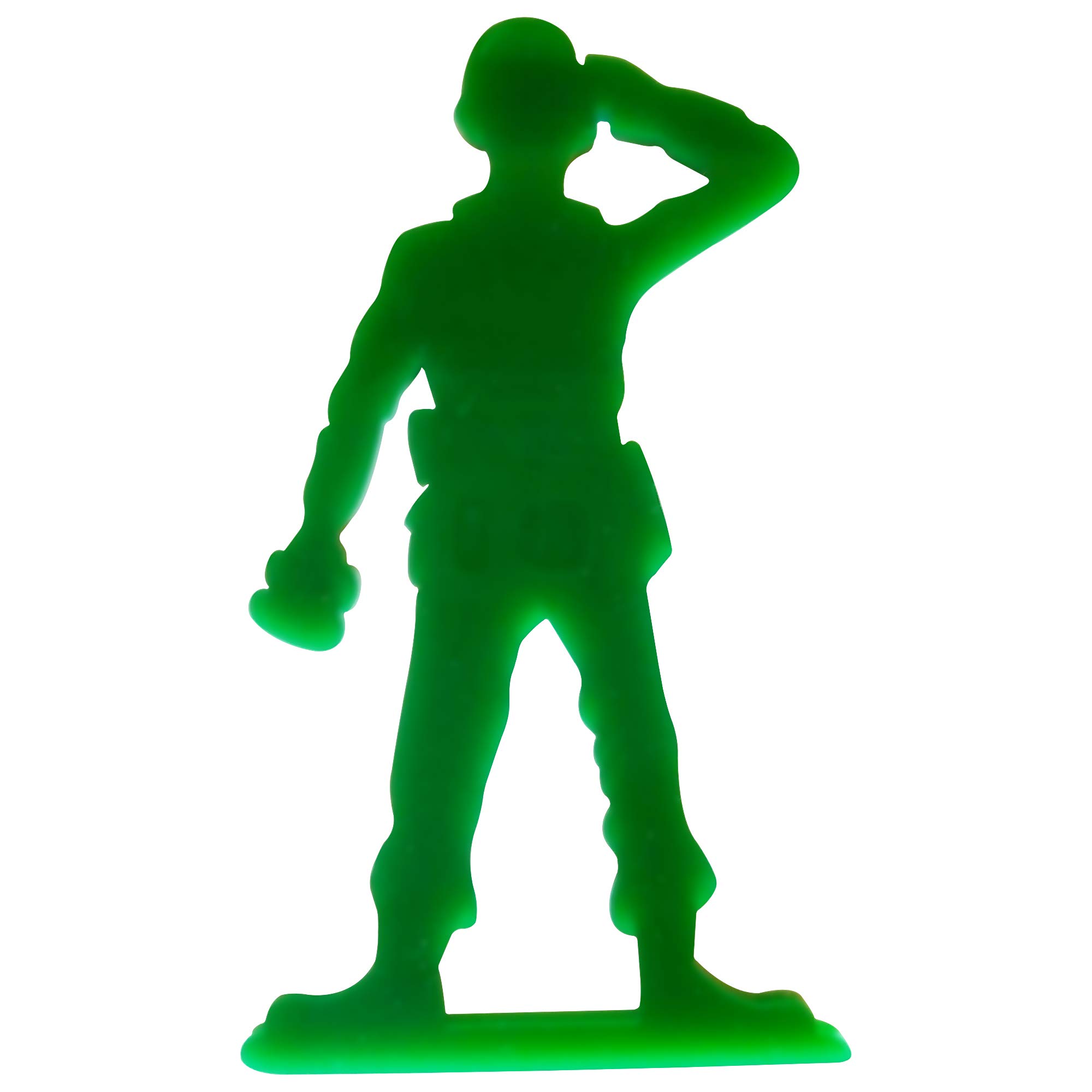 Juego de 18 decoraciones de pared de acrílico verde militar para una habitación de juguetes para niños o habitación de Andy 7