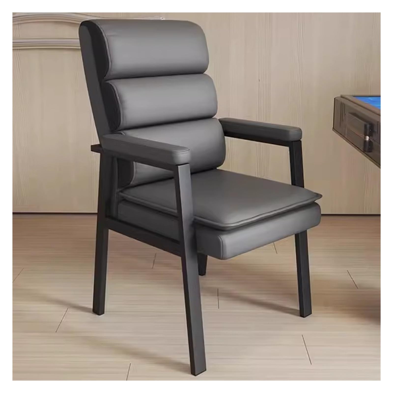 アーム付きダークブラウン椅子 Amazon.co.jp: Furniliving ミッドセンチュリーモダンアクセント